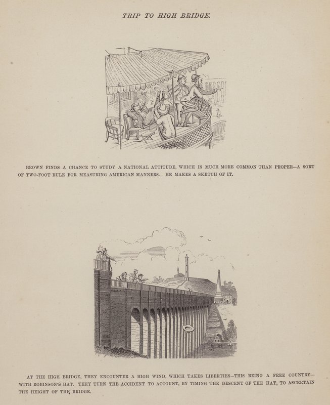 Pagina da Il tour americano dei signori Brown, Jones e Robinson da Richard Doyle