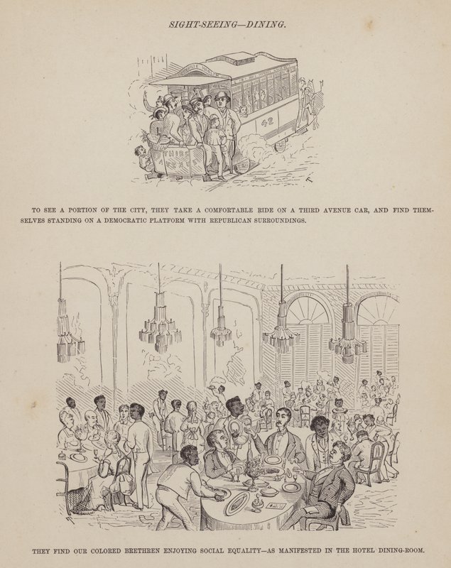 Pagina da Il tour americano dei signori Brown, Jones e Robinson da Richard Doyle