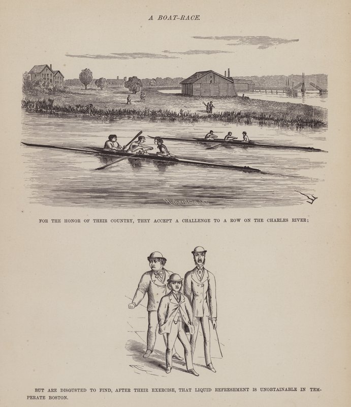Pagina da Il tour americano dei signori Brown, Jones e Robinson da Richard Doyle