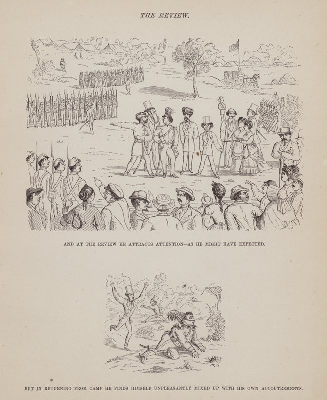 Pagina da Il tour americano dei signori Brown, Jones e Robinson da Richard Doyle