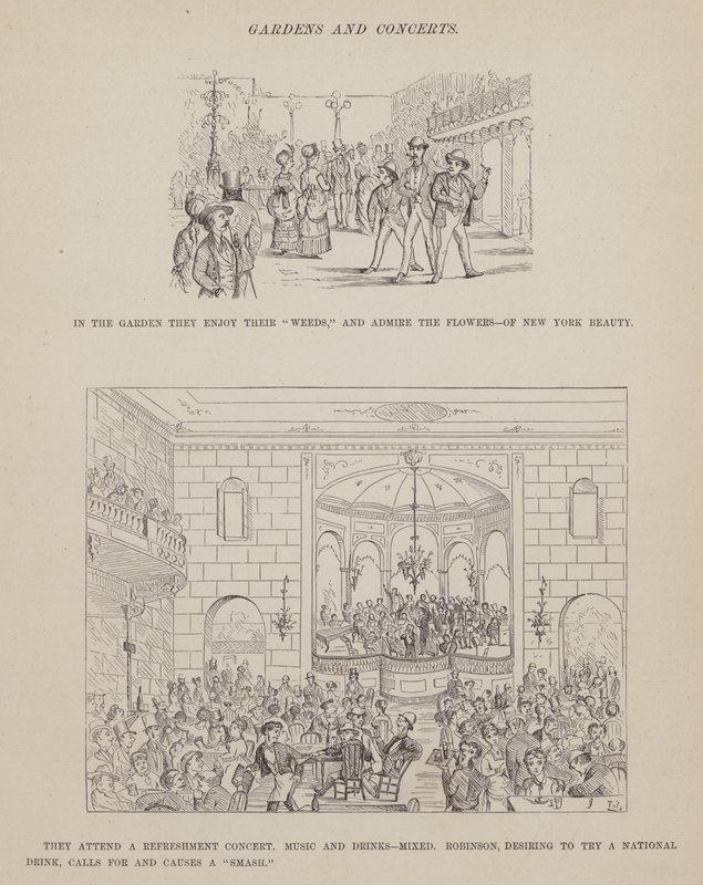 Pagina da Il tour americano dei signori Brown, Jones e Robinson da Richard Doyle