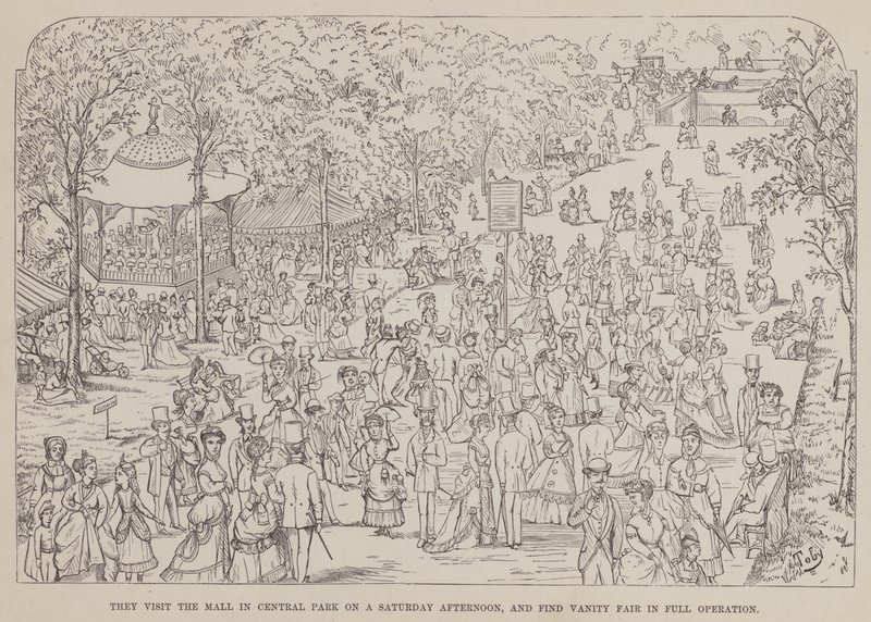 Pagina da Il tour americano dei signori Brown, Jones e Robinson da Richard Doyle