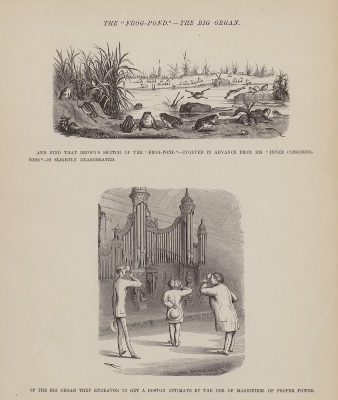 Pagina da Il tour americano dei signori Brown, Jones e Robinson da Richard Doyle