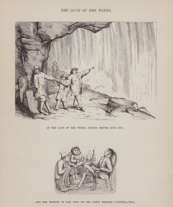 Pagina da Il tour americano dei signori Brown, Jones e Robinson (incisione) da Richard Doyle