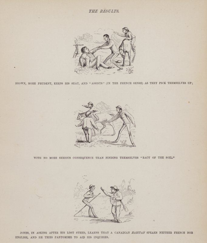 Pagina da Il tour americano dei signori Brown, Jones e Robinson (incisione) da Richard Doyle