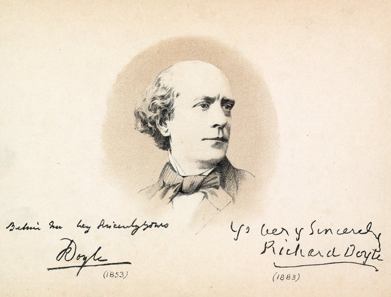 Ritratto di Richard Doyle da Richard Doyle