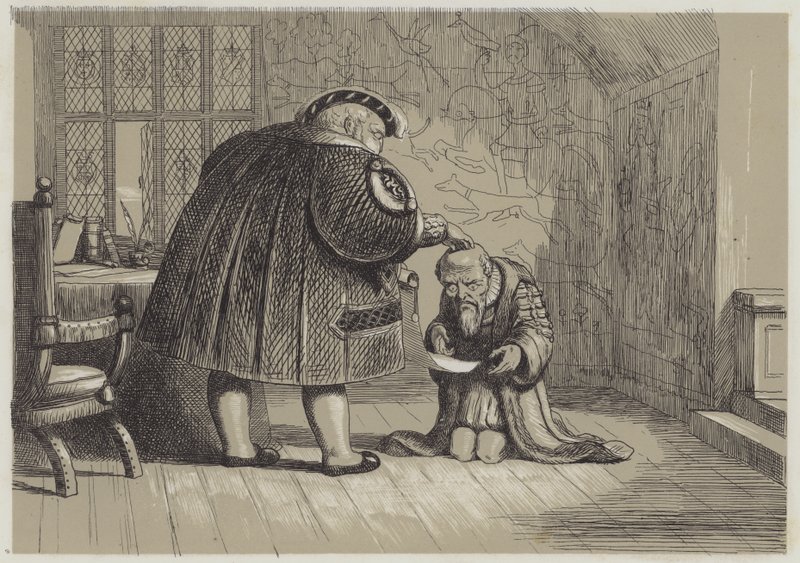 Raccolta delle provviste durante il regno di Enrico VIII da Richard Doyle