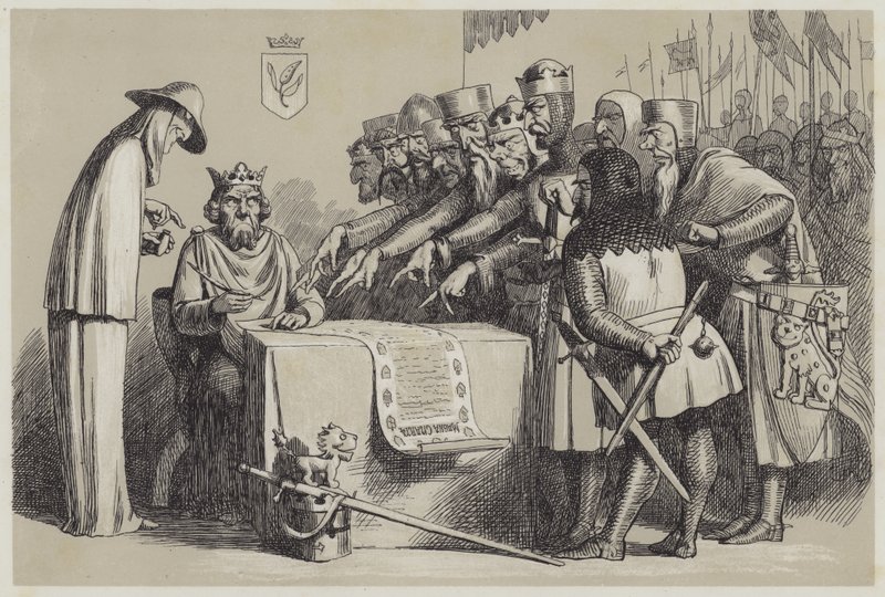 Firma della Magna Carta da Richard Doyle