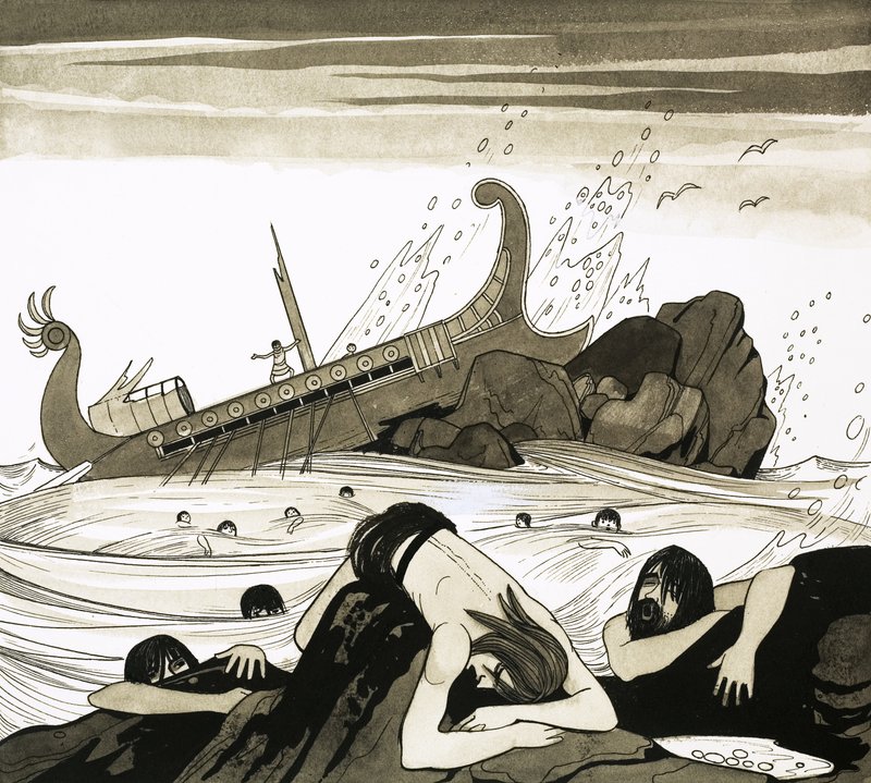 Una galea romana che portava San Paolo a Roma si schianta sugli scogli al largo di Malta da Richard Hook