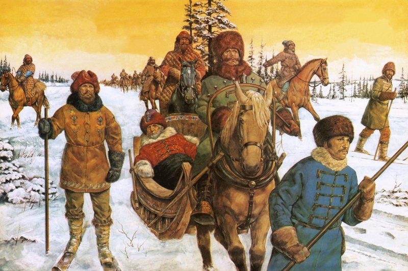 Ivan il Grande in slitta da Richard Hook