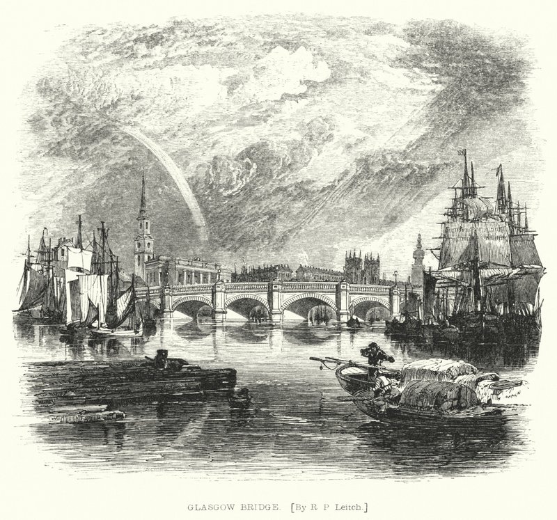 Ponte di Glasgow da Richard Principal (after) Leitch