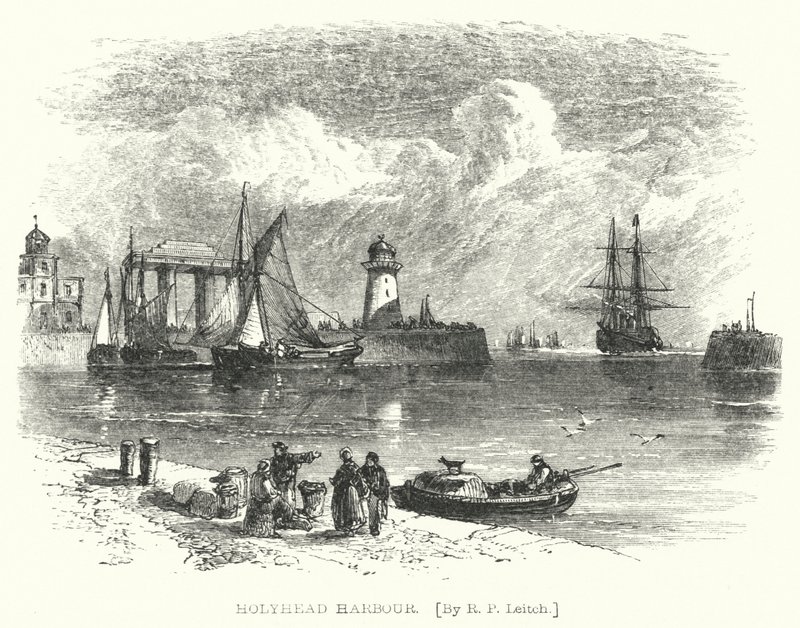 Porto di Holyhead da Richard Principal (after) Leitch