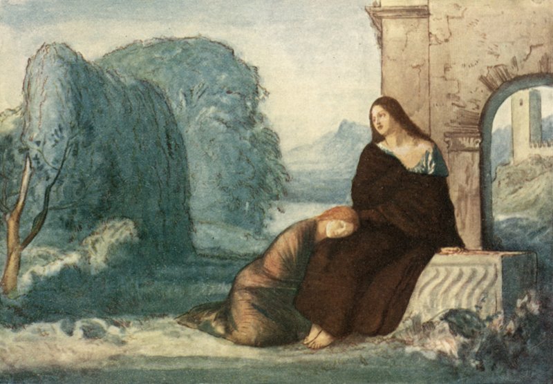 La musica, quando le voci dolci muoiono, vibra nella memoria da Robert Anning Bell