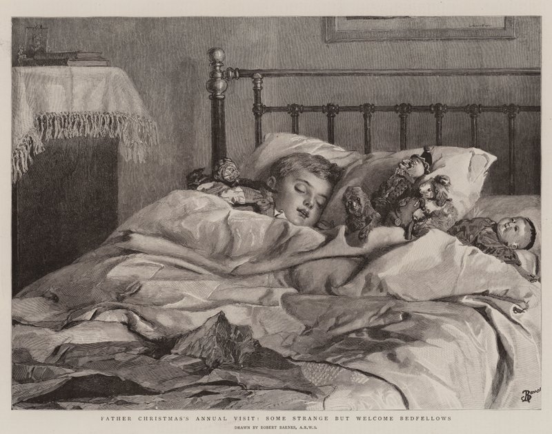 La visita annuale di Babbo Natale, alcuni strani ma graditi compagni di letto da Robert Barnes