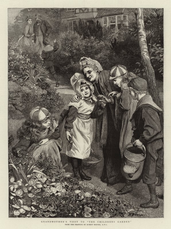 La visita della nonna al Giardino dei Bambini da Robert Barnes