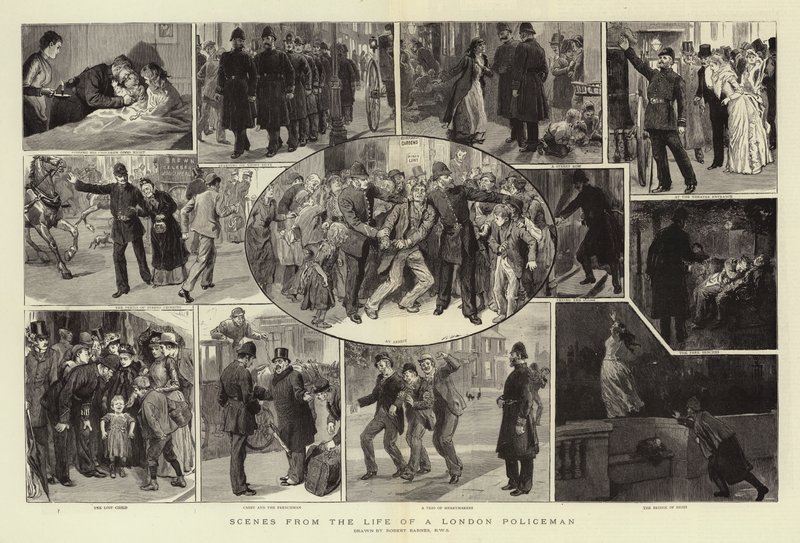 Scene dalla vita di un poliziotto londinese da Robert Barnes