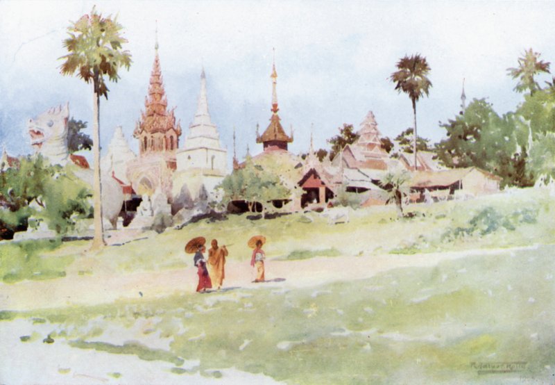 Ascesa alla Shwe Dagon da Robert George Talbot Kelly