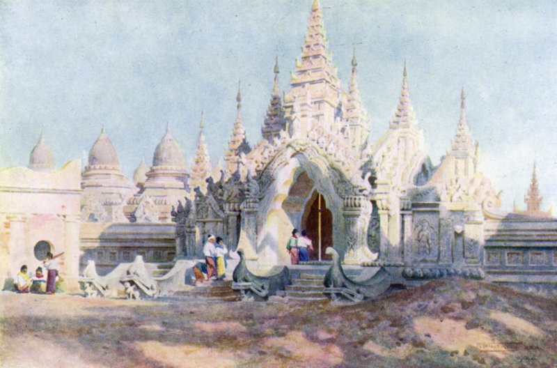 Ingresso al Kuthodau, Mandalay da Robert George Talbot Kelly