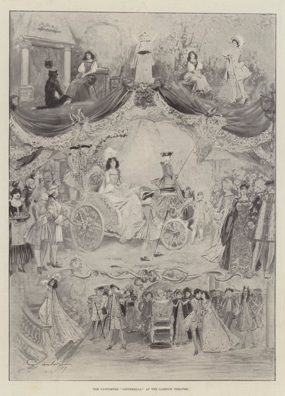 La pantomima Cenerentola, al Garrick Theatre da Robert Sauber
