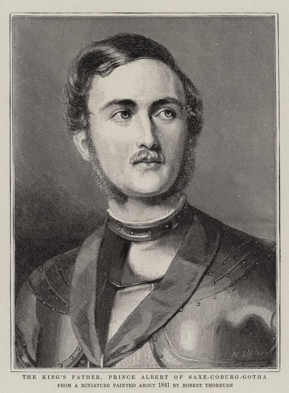Il padre del re, Principe Alberto di Sassonia-Coburgo-Gotha da Robert Thorburn