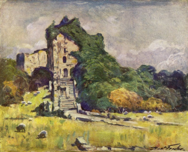 Vecchio castello, Cardiff da Robert (after) Fowler
