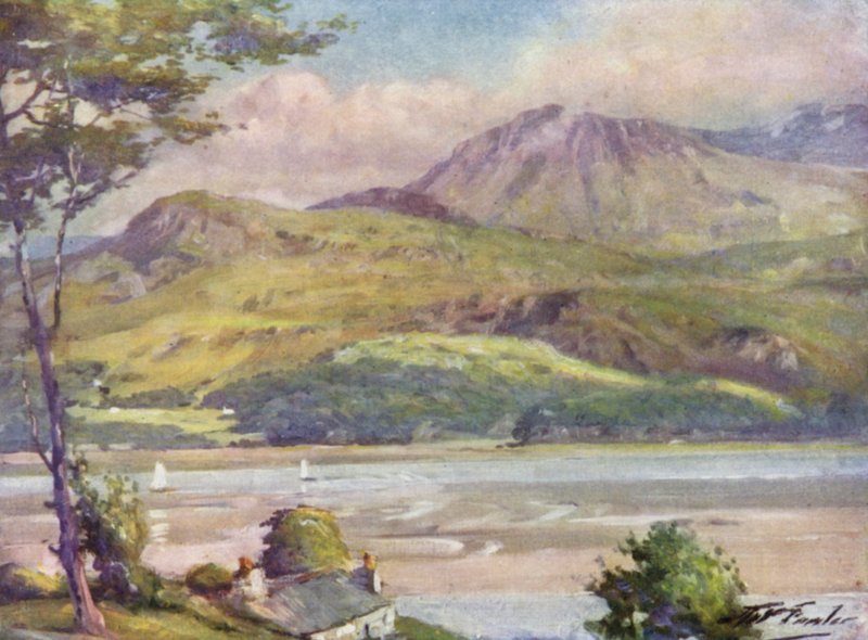 La riva vicino a Harlech, pomeriggio da Robert (after) Fowler