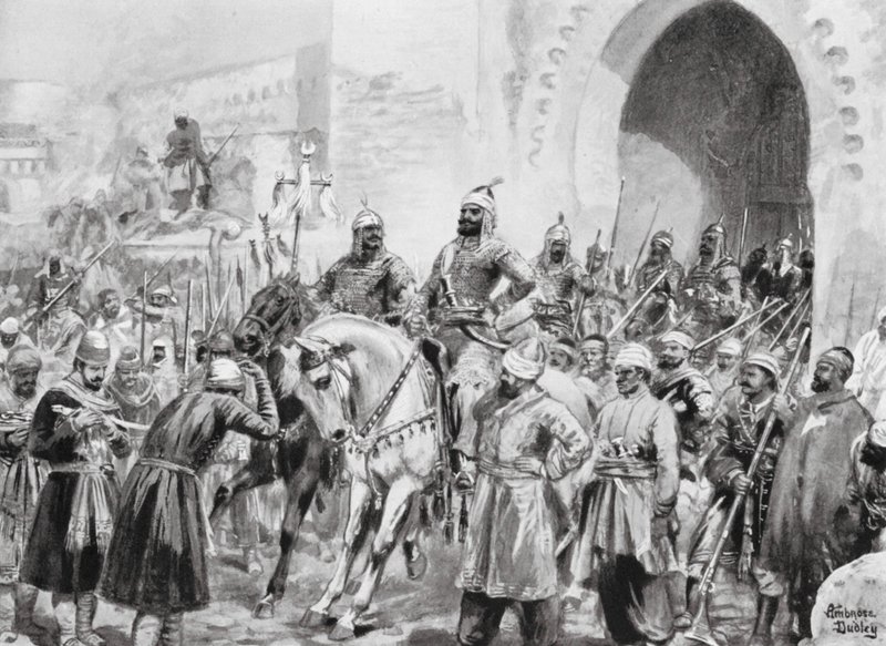Ingresso dei Turchi a Baghdad da Robert Ambrose Dudley