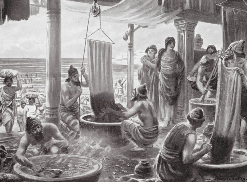 Produzione di "Porpora di Tiro" da Robert Ambrose Dudley