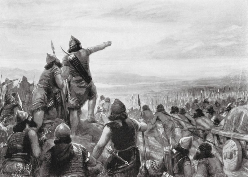 Incursione di Shamshi-Adad III sulla riva del "Grande Mare" da Robert Ambrose Dudley
