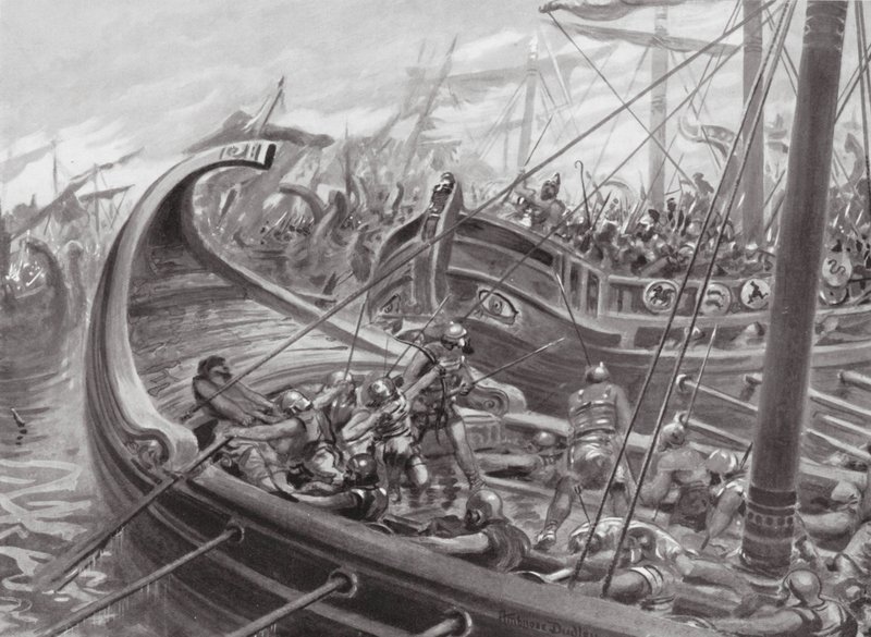 La Flotta Focese Sconfigge i Cartaginesi da Robert Ambrose Dudley