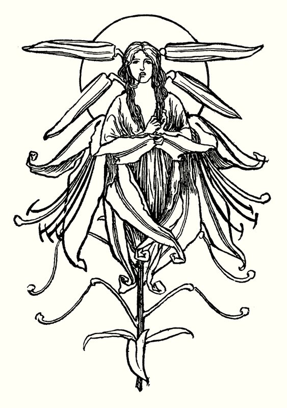 Illustrazione per Poesie di John Keats da Robert Anning Bell