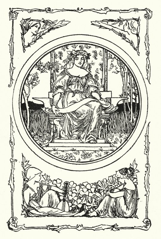 Illustrazione per Poesie di John Keats da Robert Anning Bell