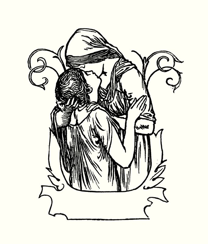 Illustrazione per Poesie di John Keats (litografia) da Robert Anning Bell