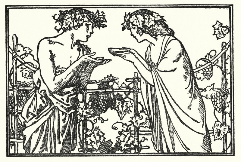 Illustrazione per Poesie di John Keats: Endimione da Robert Anning Bell