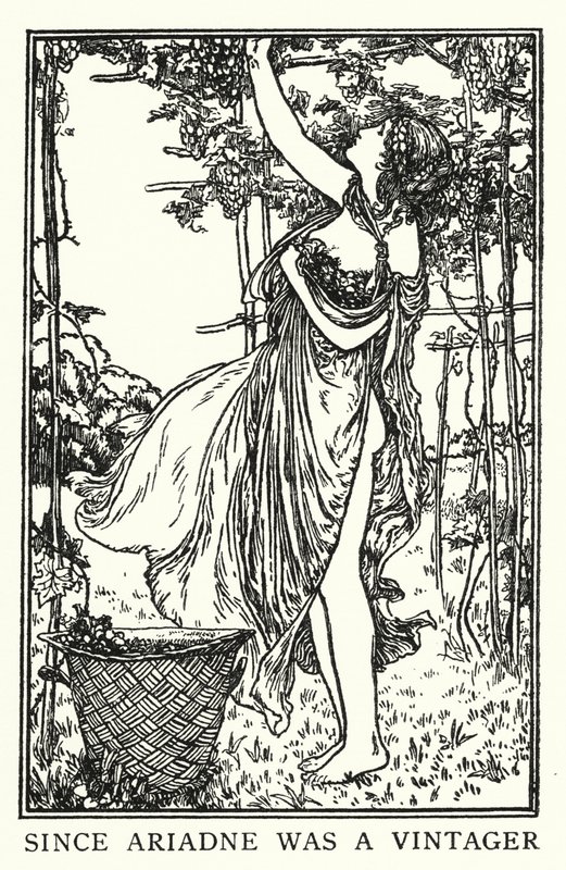 Illustrazione per Poems di John Keats: Endymion da Robert Anning Bell