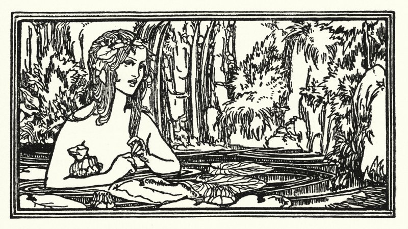 Illustrazione per Poems di John Keats: Endymion da Robert Anning Bell