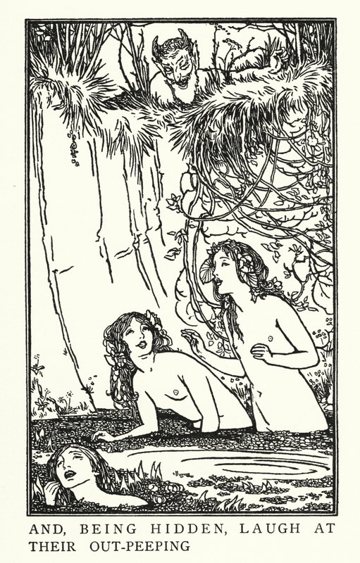 Illustrazione per Poesie di John Keats: Endimione (litografia) da Robert Anning Bell