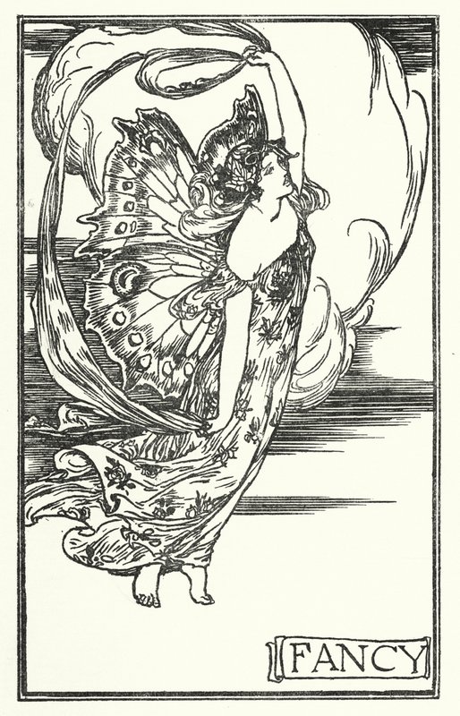 Illustrazione per Poesie di John Keats: Fantasia da Robert Anning Bell