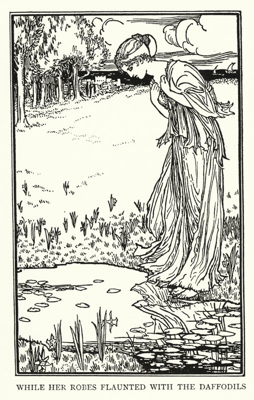 Illustrazione per Poesie di John Keats: Lamia da Robert Anning Bell