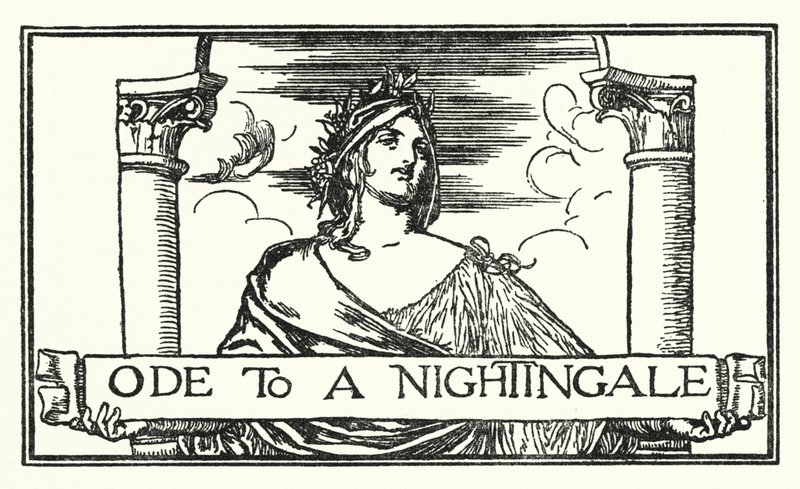 Illustrazione per Poesie di John Keats: Ode a un Usignolo da Robert Anning Bell