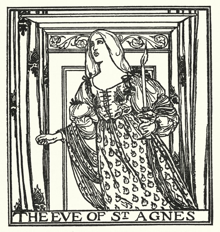 Illustrazione per Poesie di John Keats: La vigilia di Sant