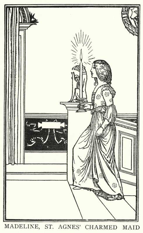 Illustrazione per Poesie di John Keats: La Vigilia di Sant