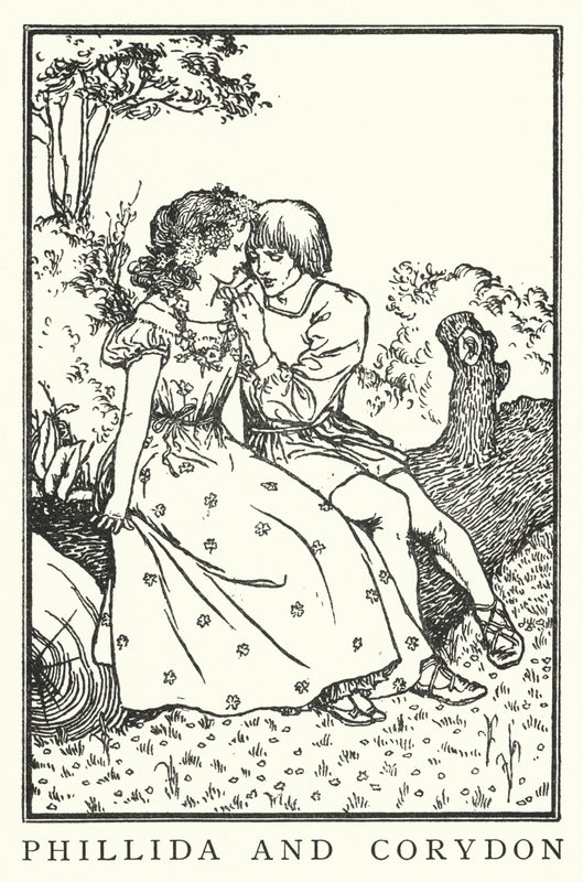Phillida e Corydon da Robert Anning Bell