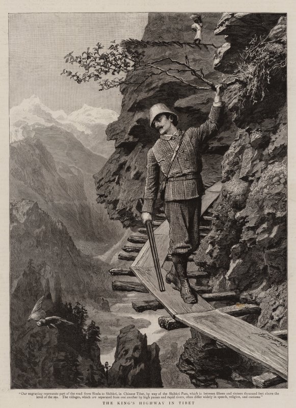 La strada del re in Tibet da Robert Barnes