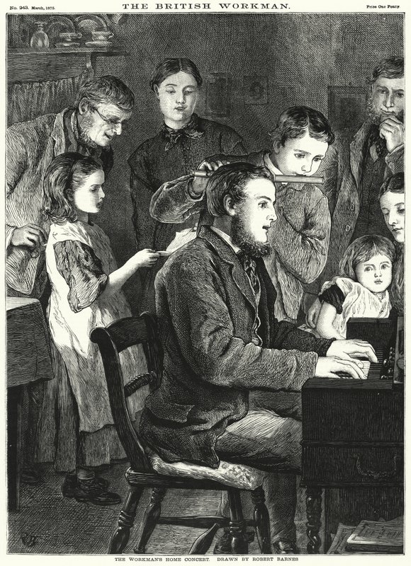 Il Concerto della Casa del Lavoratore (incisione) da Robert Barnes