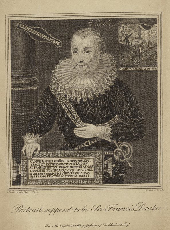 Francis Drake da Robert Blemell (after) Schnebbelie