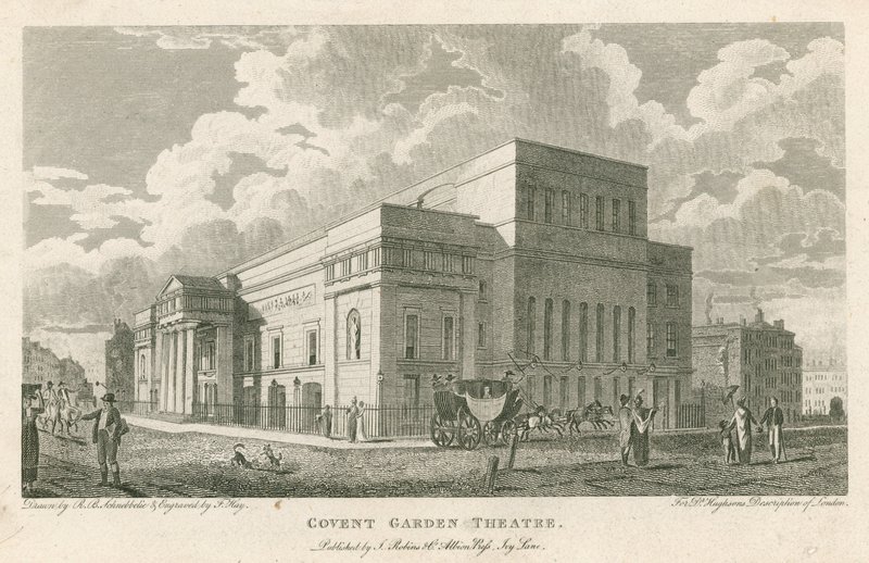 Teatro di Covent Garden, Westminster, Londra da Robert Blemell Schnebbelie