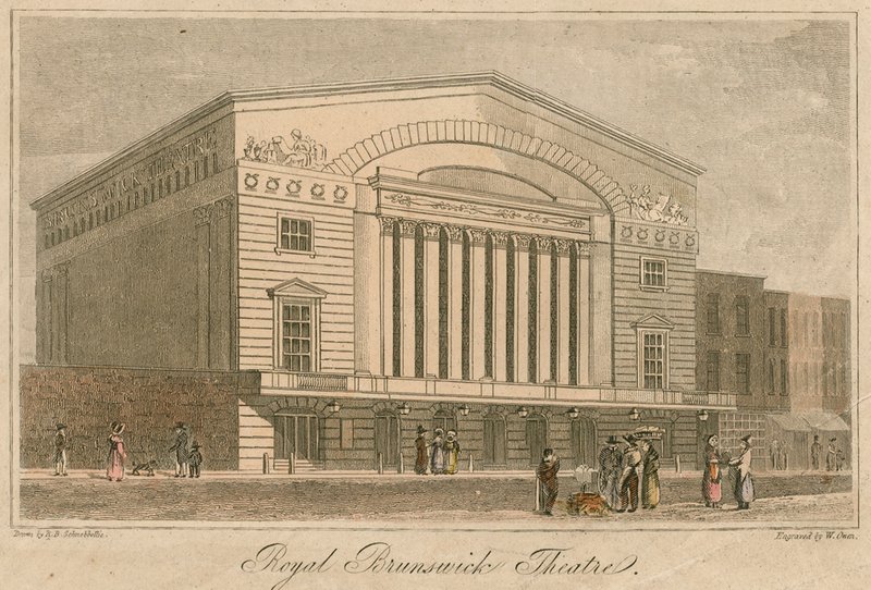 Teatro Royal Brunswick, Londra da Robert Blemell Schnebbelie