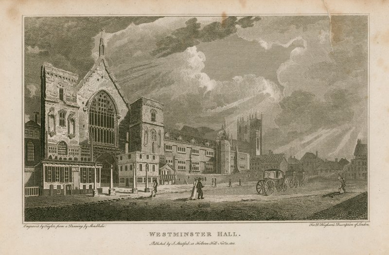 Westminster Hall da Robert Blemell Schnebbelie