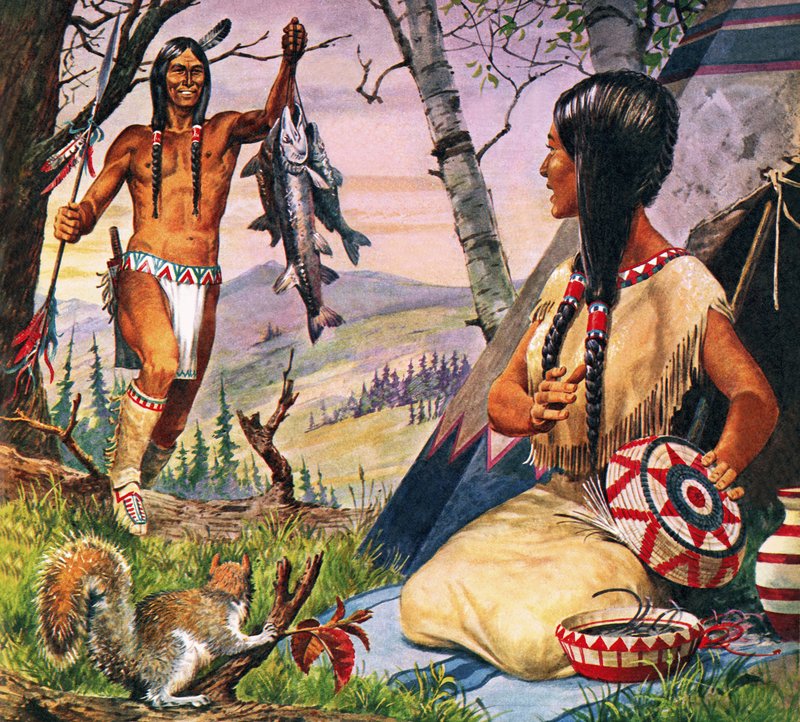 Hiawatha e Minnehaha da Robert Brook